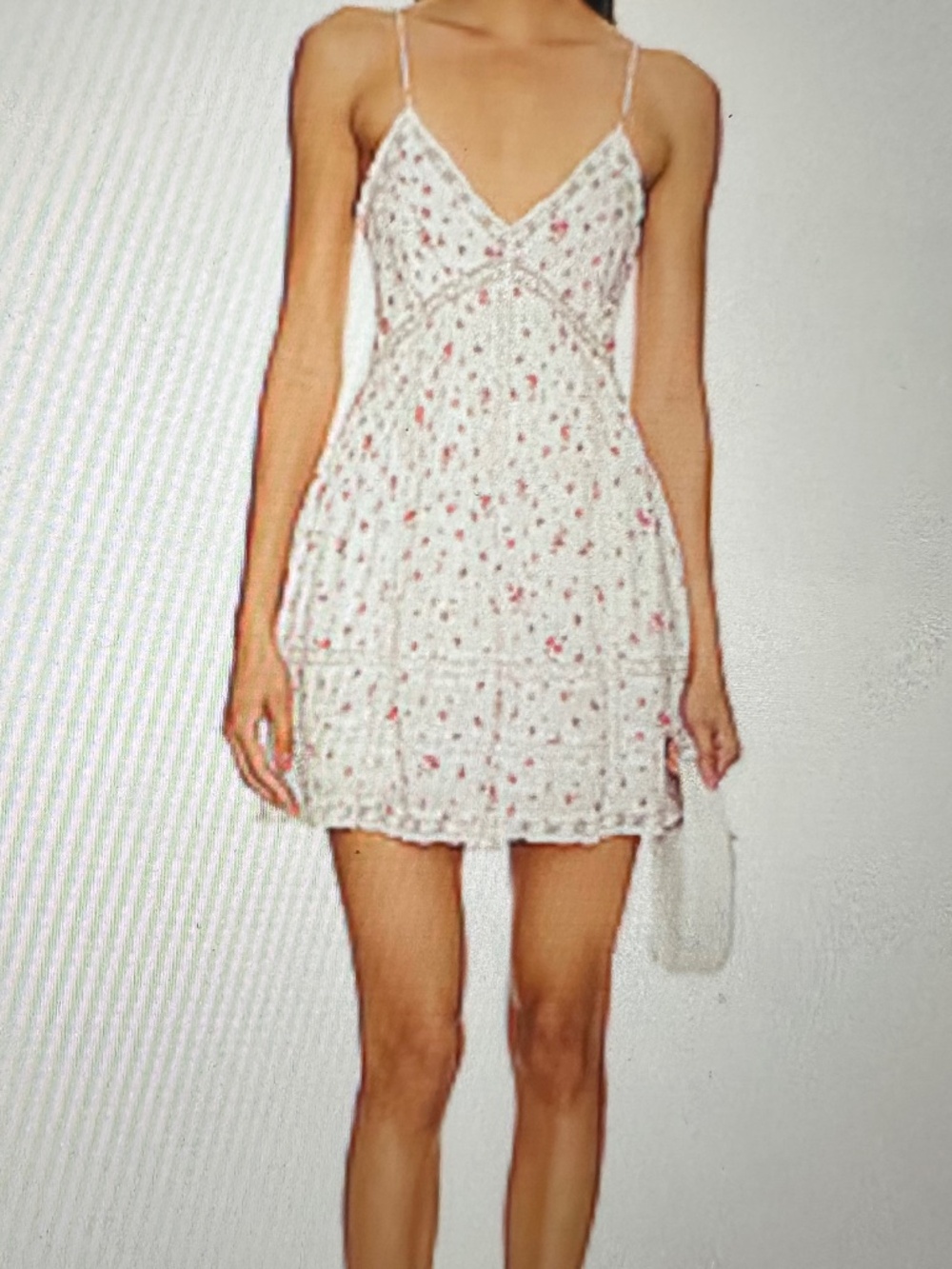 No comment  Floral Mesh Sundress. Nwot.